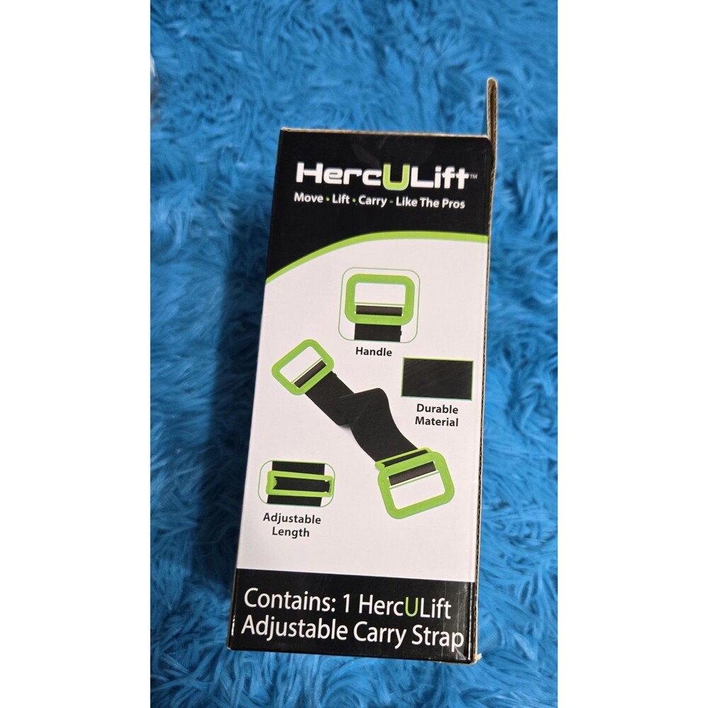 HercULift Adjustable Moving and Lifting Strap New Sealed Box - Picture 3 of 4